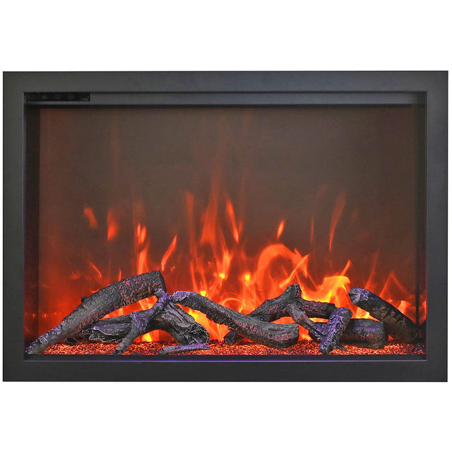Amantii TRD-44-BESPOKE Traditional Bespoke - 44" Indoor / Outdoor Electric Insert Featuring, WiFi Compatibility, Bluetooth Connectivity, Multi Function Remote, and a Selection of Media Options