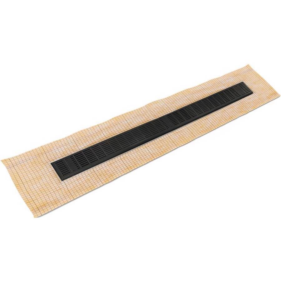 Infinity Drain FCSIG 6524  24" FCS Series Complete Kit with 2 1/2" Perforated Slotted Grate