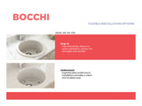 BOCCHI 1361-014-0120 Sotto Round Dual-mount Fireclay 18.5 in. Single Bowl Bar Sink with Protective Bottom Grid and Strainer in Biscuit