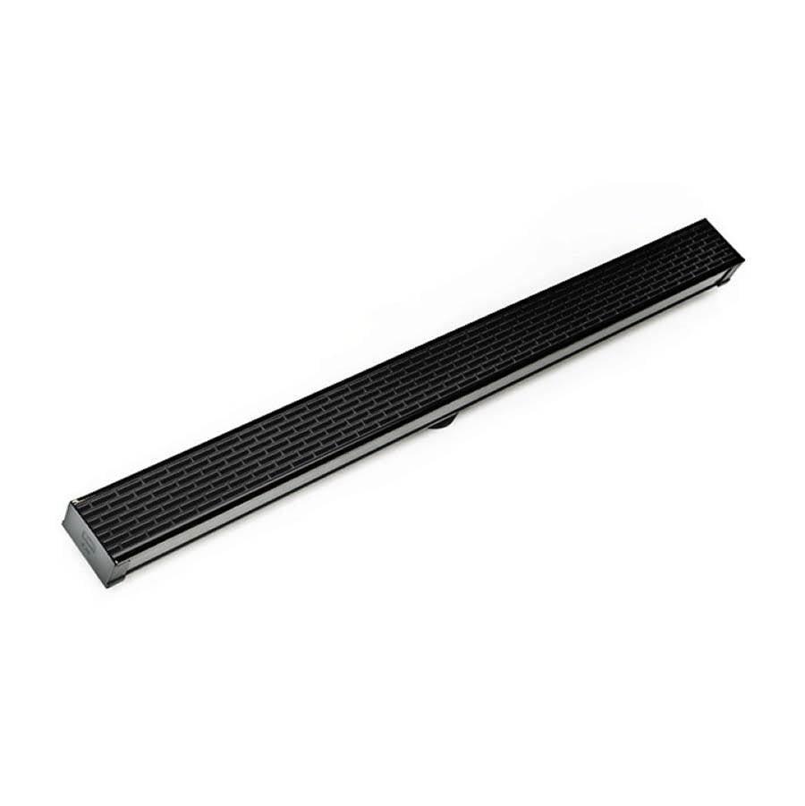 Infinity Drain S-LT 6536  36" S-PVC Series Low Profile Complete Kit with 2 1/2" Perforated Offset Slot Grate