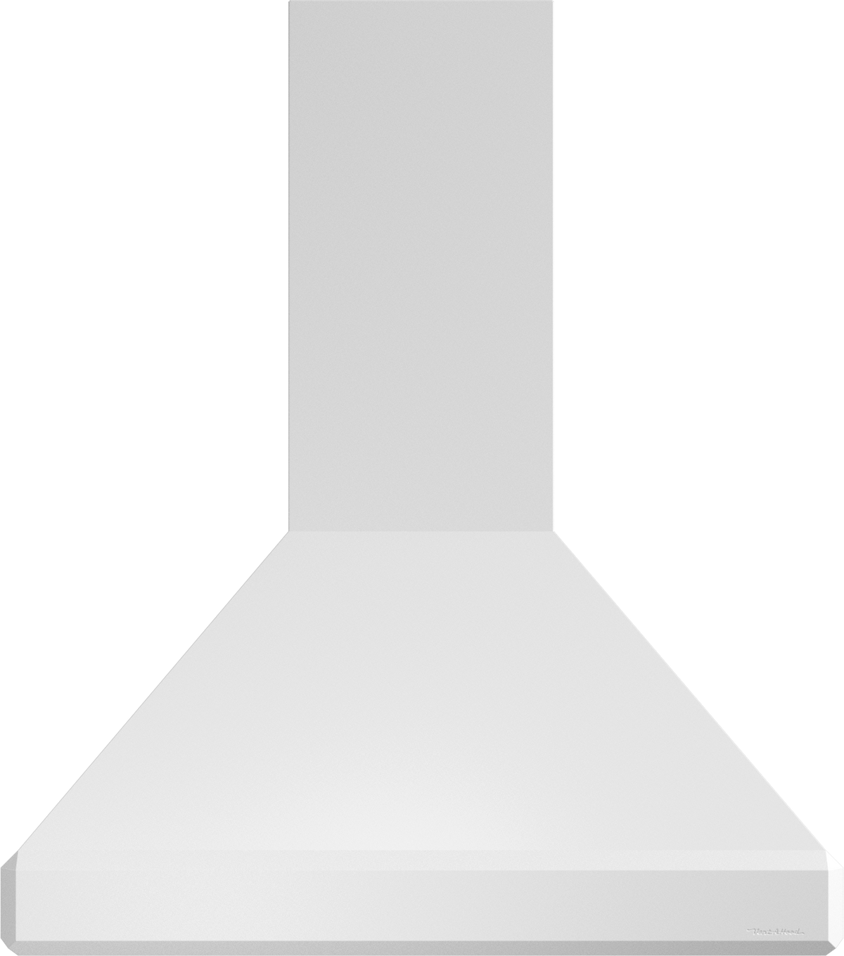 Vent-A-Hood ISDAH18-K36 WH 36" Euro Island Range Hood with Emerald-Cut Edges, Ductless Ventilation (ARS), White