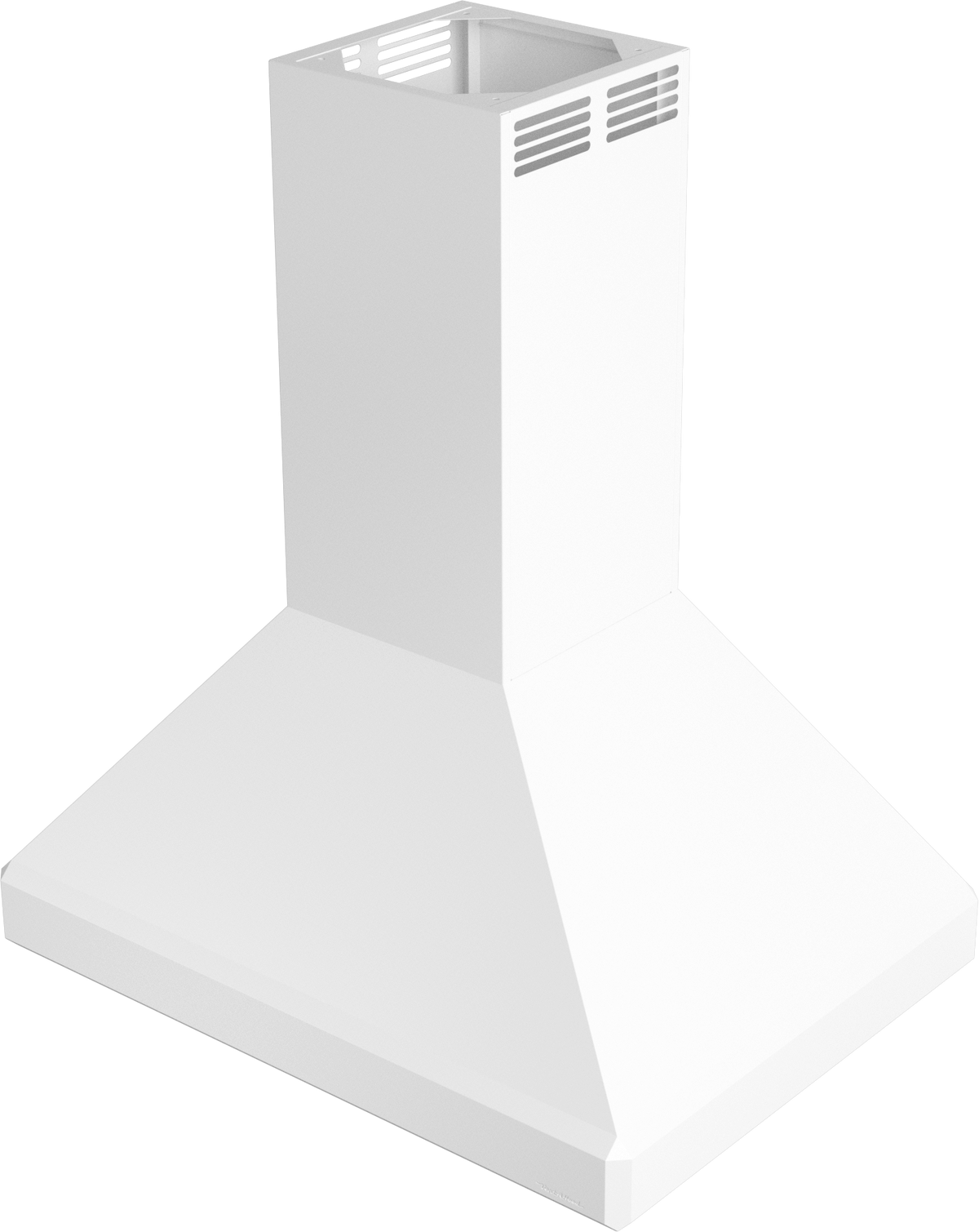 Vent-A-Hood ISDAH18-K42 BT 42" Euro Island Range Hood with Emerald-Cut Edges, Ductless Ventilation (ARS), Biscuit