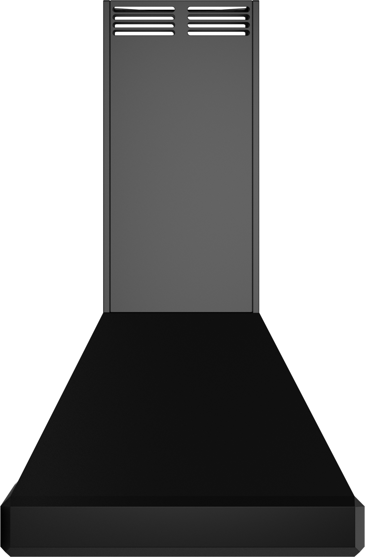 Vent-A-Hood ISDAH18-K42 BC 42" Euro Island Range Hood with Emerald-Cut Edges, Ductless Ventilation (ARS), Black Carbide