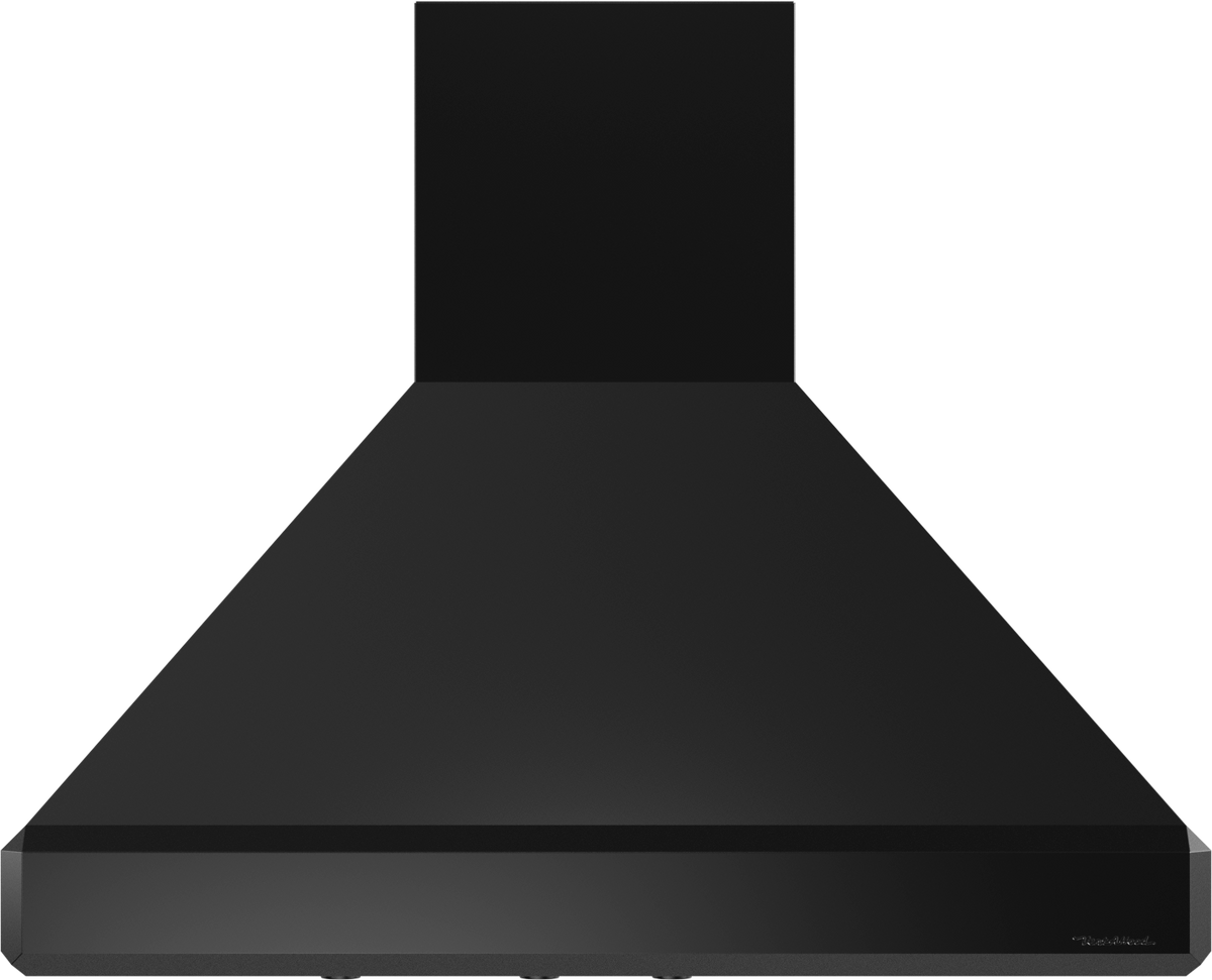 Vent-A-Hood ISDH18-248 BL 48" 600 CFM Euro Pro Island Range Hood with Emerald-Cut Edges, Magic Lung Blower, Black Satin