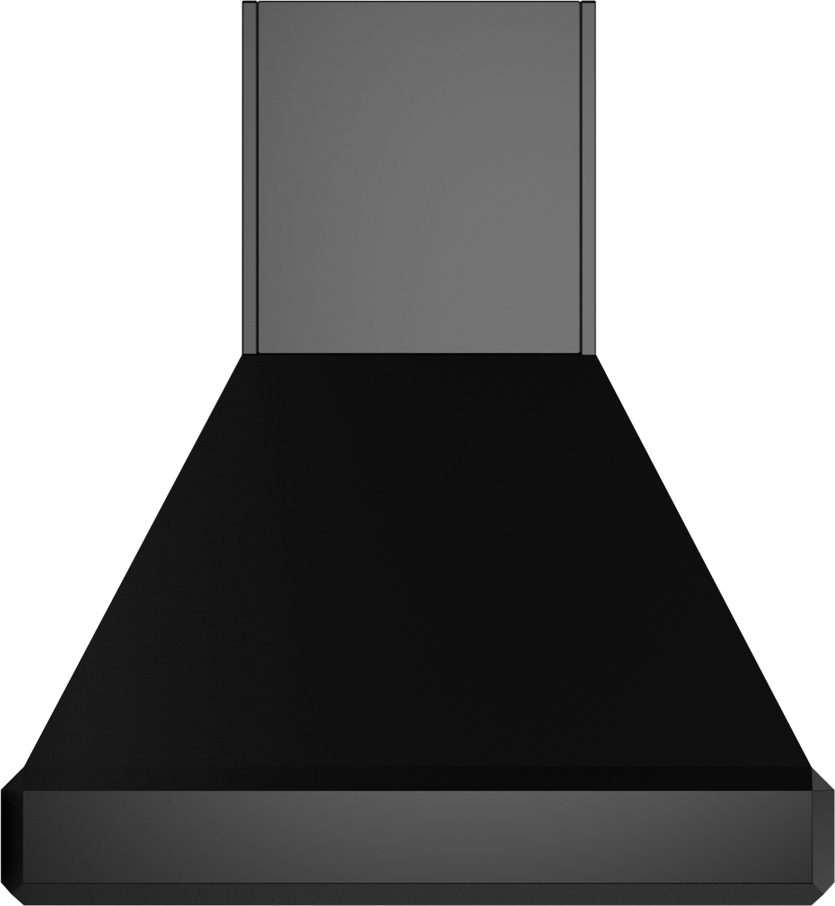 Vent-A-Hood ISDH18-242 BC 42" 600 CFM Euro Pro Island Range Hood with Emerald-Cut Edges, Magic Lung Blower, Black Carbide