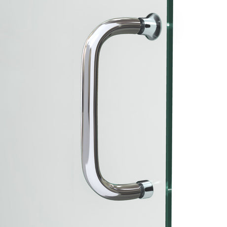 DreamLine Infinity-Z 36 in. D x 48 in. W x 78 3/4 in. H Sliding Shower Door, Base, and White Wall Kit in Chrome and Clear Glass