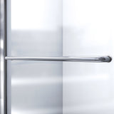 DreamLine Infinity-Z 44-48 in. W x 72 in. H Semi-Frameless Sliding Shower Door, Clear Glass in Chrome