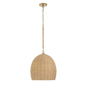 Jace 1 Light Soft Gold Pendant JAC-10500-SG