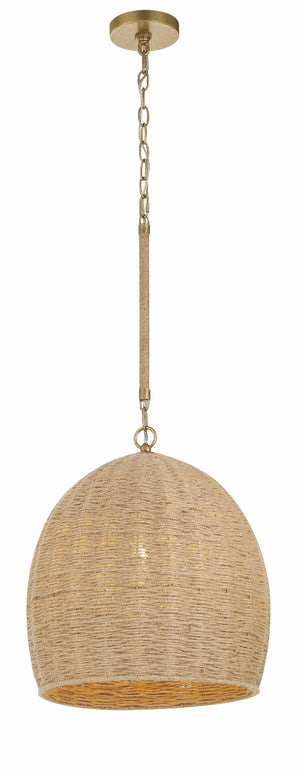 Jace 1 Light Soft Gold Pendant JAC-10500-SG