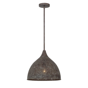 Jasmine 1 Light Forged Bronze Pendant JAS-A5010-FB