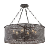 Jasmine 6 Light Forged Bronze Chandelier JAS-A5016-FB