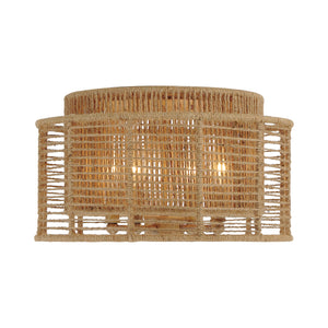Jayna 4 Light Burnished Silver Flush Mount JAY-A5000-BS