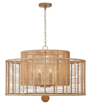 Jayna 8 Light Burnished Silver Chandelier JAY-A5006-BS