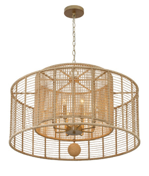 Jayna 8 Light Burnished Silver Chandelier JAY-A5006-BS