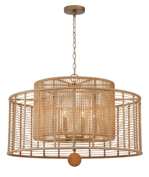 Jayna 8 Light Burnished Silver Chandelier JAY-A5006-BS