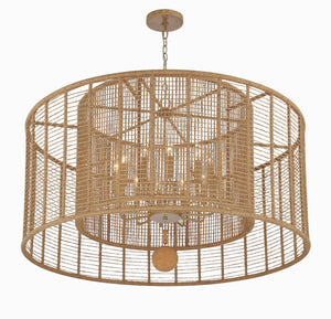 Jayna 12 Light Burnished Silver Chandelier JAY-A5009-BS