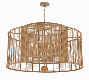 Jayna 12 Light Burnished Silver Chandelier JAY-A5009-BS