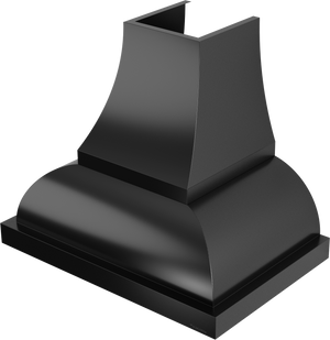 Vent-A-Hood JCH454/A1 GS 54" 1200 CFM Designer Wall Mount Range Hood with Complex Curve, Magic Lung Blower, Gunsmoke