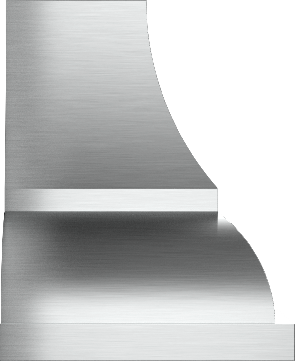 Vent-A-Hood JCH460/A1 OL 60" 1200 CFM Designer Wall Mount Range Hood with Complex Curve, Magic Lung Blower, Overlay
