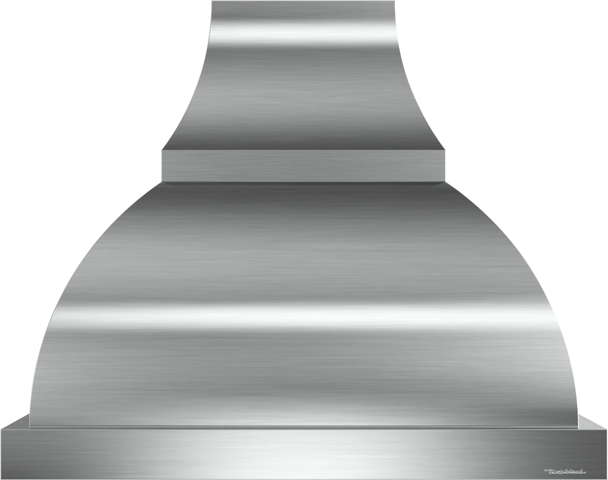 Vent-A-Hood JCH454/B1 OL 54" 1200 CFM Designer Wall Mount Range Hood with Complex Curve – Extended Base, Magic Lung Blower, Overlay