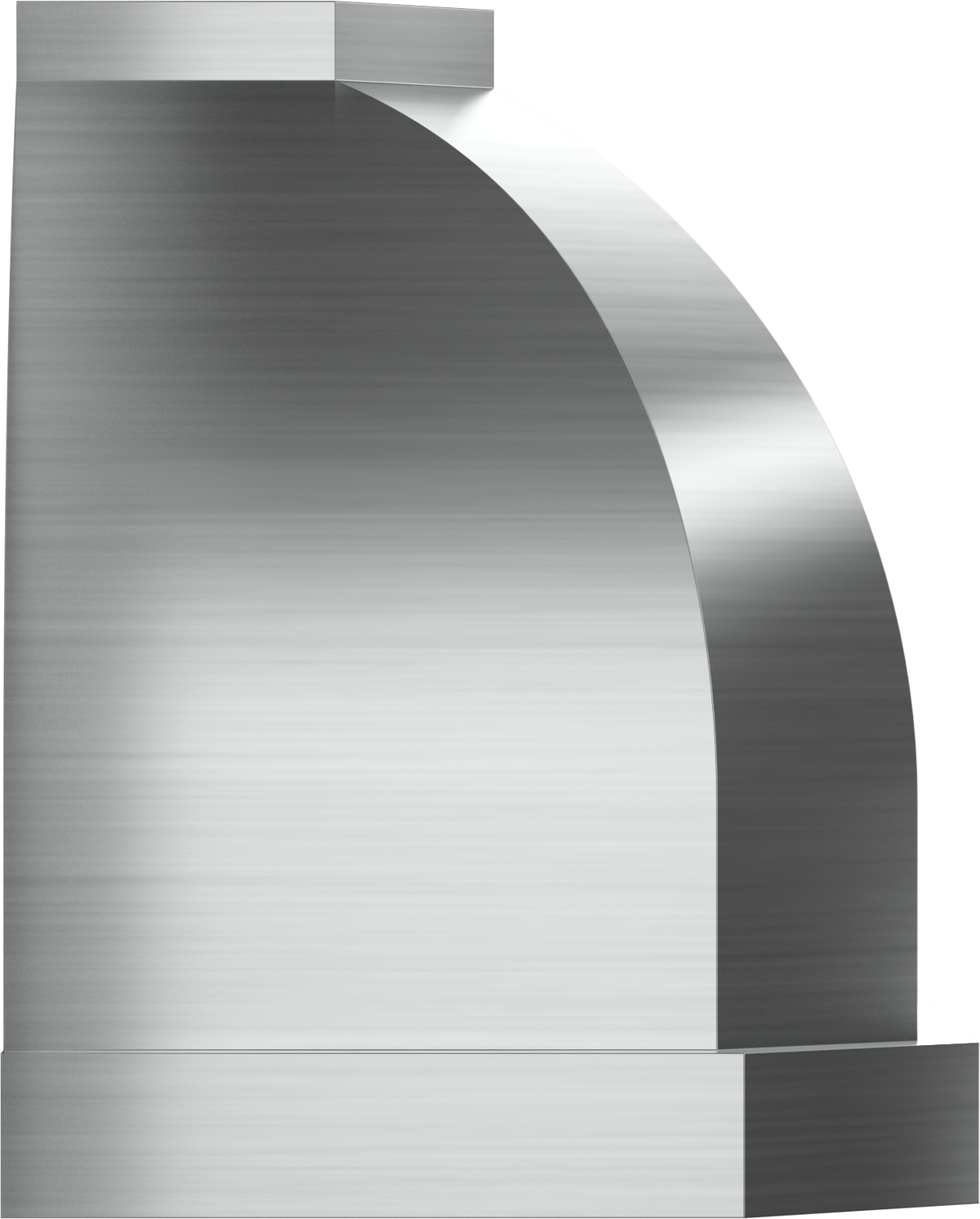 Vent-A-Hood JCH454/C1 SS 54" 1200 CFM Designer Convex Wall Mount Range Hood with Clipped Corners, Magic Lung Blower, Stainless Steel
