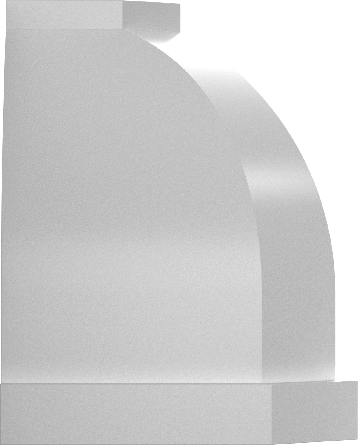 Vent-A-Hood JCH348/C1 BT 48" 900 CFM Designer Convex Wall Mount Range Hood with Clipped Corners, Magic Lung Blower, Biscuit