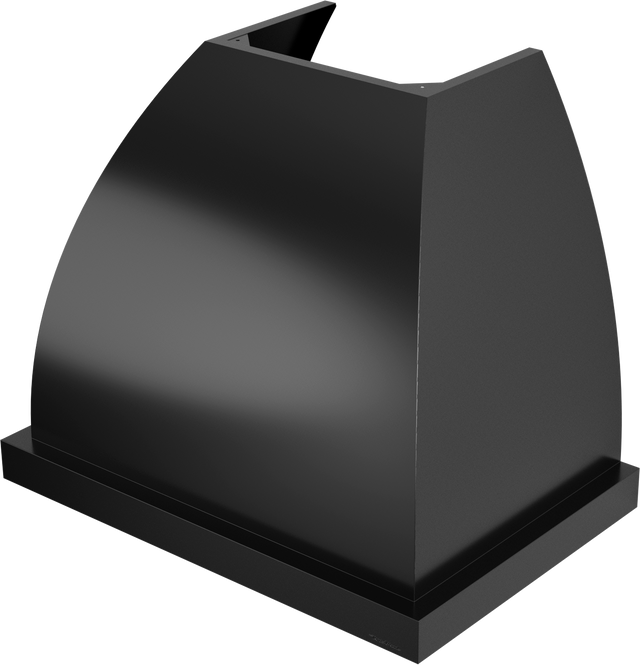 Vent-A-Hood JCH460/C2 BL 60" 1200 CFM Designer Convex Wall Mount Range Hood with Magic Lung Blower, Black Satin