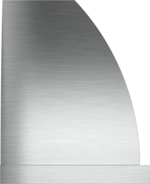 Vent-A-Hood JCH360/C2 SS 60" 900 CFM Designer Convex Wall Mount Range Hood with Magic Lung Blower, Stainless Steel