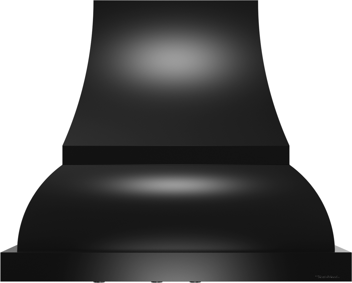 Vent-A-Hood JCIH460/A1 BL 60" 1100 CFM Designer Island Range Hood with Complex Curve, Magic Lung Blower, Black Satin