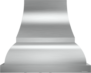 Vent-A-Hood JCIH236/A1 OL 36" 550 CFM Designer Island Range Hood with Complex Curve, Magic Lung Blower, Overlay