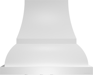 Vent-A-Hood JCIH448/A1 WH 48" 1100 CFM Designer Island Range Hood with Complex Curve, Magic Lung Blower, White