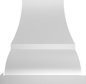 Vent-A-Hood JCIH454/A1 WH 54" 1100 CFM Designer Island Range Hood with Complex Curve, Magic Lung Blower, White