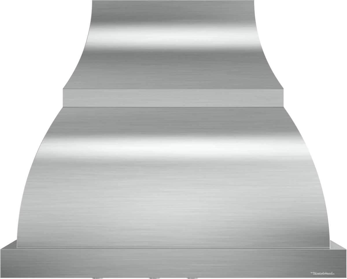 Vent-A-Hood JCIH448/B1 SS 48" 1100 CFM Designer Island Range Hood with Complex Curve – Extended Base, Magic Lung Blower, Stainless Steel