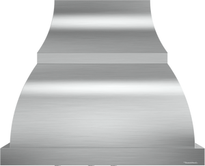 Vent-A-Hood JCIH448/B1 SS 48" 1100 CFM Designer Island Range Hood with Complex Curve – Extended Base, Magic Lung Blower, Stainless Steel