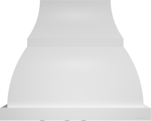 Vent-A-Hood JCIH248/B1 WH 48" 550 CFM Designer Island Range Hood with Complex Curve – Extended Base, Magic Lung Blower, White