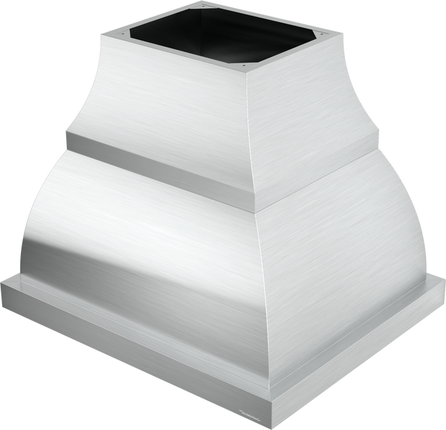 Vent-A-Hood JCIH236/B1 OL 36" 550 CFM Designer Island Range Hood with Complex Curve – Extended Base, Magic Lung Blower, Overlay