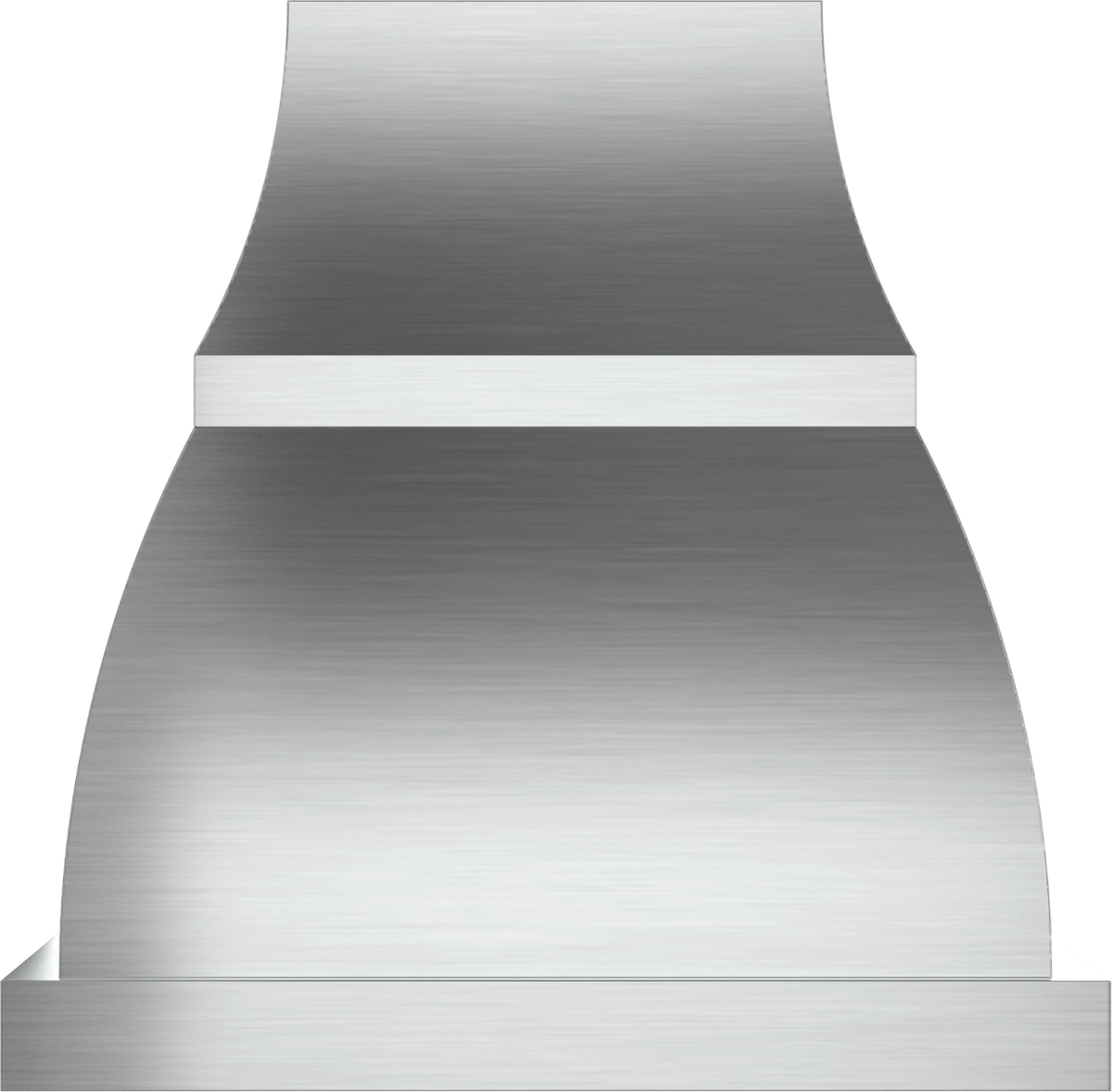 Vent-A-Hood JCIH236/B1 OL 36" 550 CFM Designer Island Range Hood with Complex Curve – Extended Base, Magic Lung Blower, Overlay