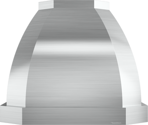 Vent-A-Hood JCIH460/C1 SS 60" 1100 CFM Designer Convex Island Range Hood with Clipped Corners, Magic Lung Blower, Stainless Steel