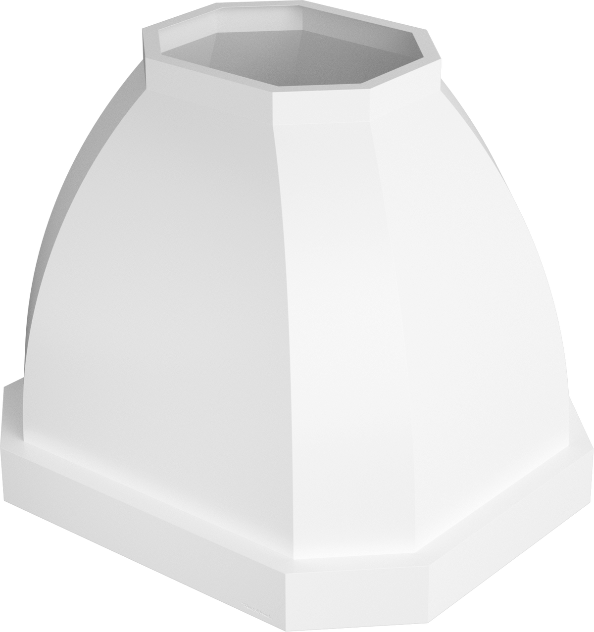 Vent-A-Hood JCIH460/C1 BT 60" 1100 CFM Designer Convex Island Range Hood with Clipped Corners, Magic Lung Blower, Biscuit