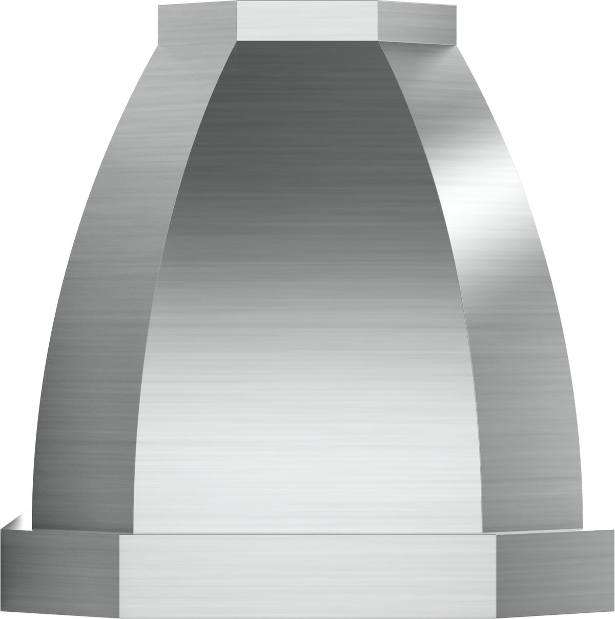 Vent-A-Hood JCIH236/C1 OL 36" 550 CFM Designer Convex Island Range Hood with Clipped Corners, Magic Lung Blower, Overlay