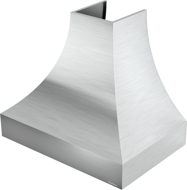 Vent-A-Hood JDH242/C1 OL 42" 600 CFM Designer Concave Wall Mount Range Hood with Slim Base, Magic Lung Blower, Overlay