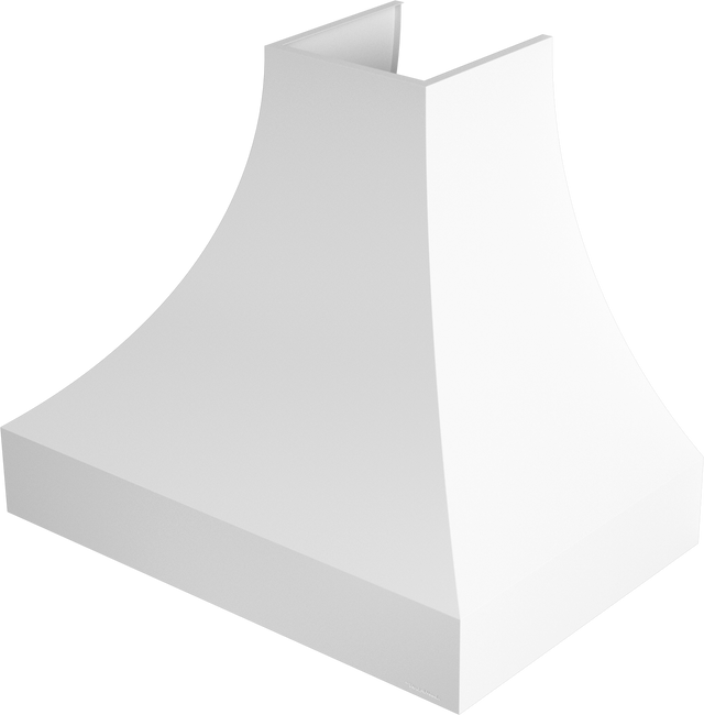 Vent-A-Hood JDH454/C1 BT 54" 1200 CFM Designer Concave Wall Mount Range Hood with Slim Base, Magic Lung Blower, Biscuit