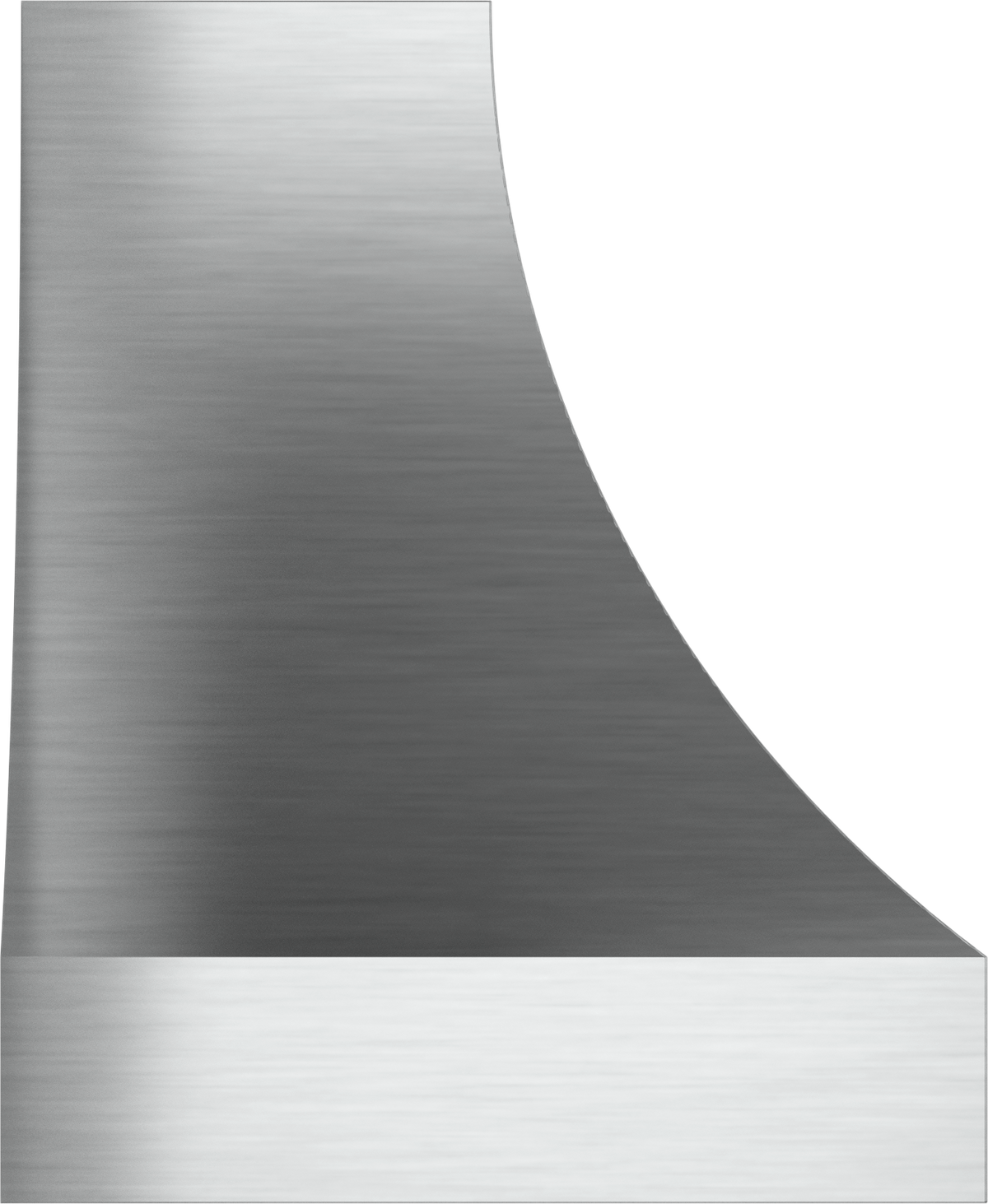 Vent-A-Hood JDH242/C1 SS 42" 600 CFM Designer Concave Wall Mount Range Hood with Slim Base, Magic Lung Blower, Stainless Steel