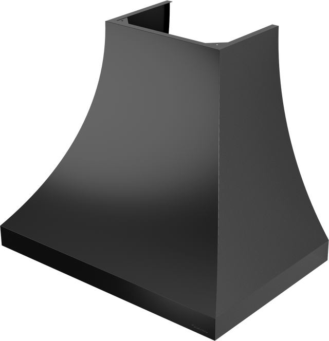 Vent-A-Hood JDH142/C2 BC 42" 300 CFM Designer Concave Wall Mount Range Hood with Slim Lip, Magic Lung Blower, Black Carbide