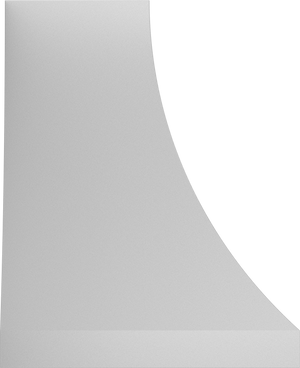 Vent-A-Hood JDH354/C2 WH 54" 900 CFM Designer Concave Wall Mount Range Hood with Slim Lip, Magic Lung Blower, White
