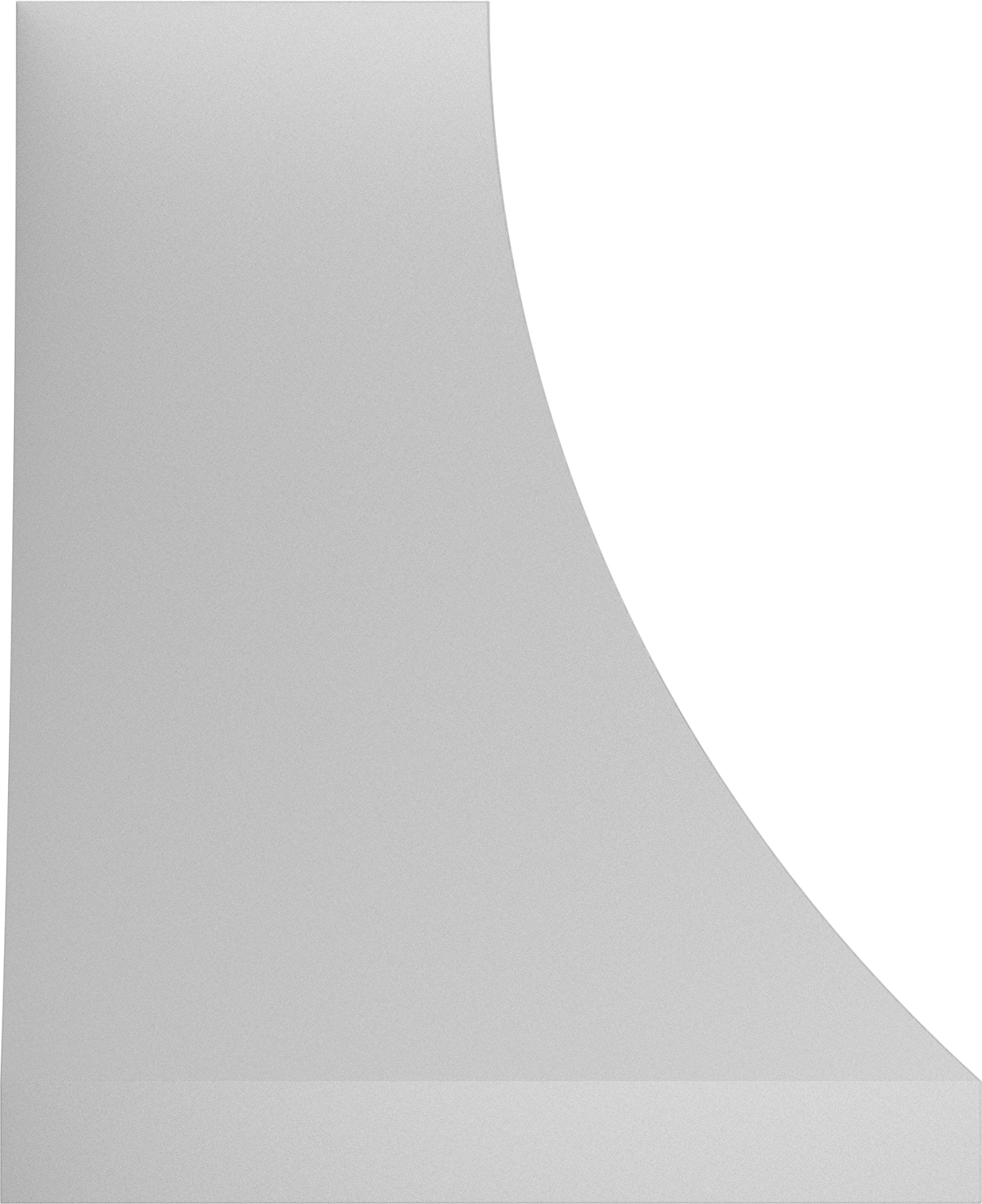 Vent-A-Hood JDH348/C2 BT 48" 900 CFM Designer Concave Wall Mount Range Hood with Slim Lip, Magic Lung Blower, Biscuit