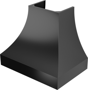 Vent-A-Hood JDH148/C3 GS 48" 300 CFM Designer Concave Wall Mount Range Hood with Magic Lung Blower, Gunsmoke