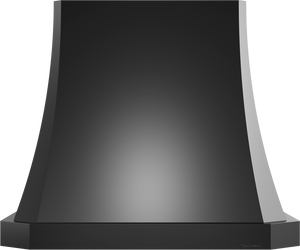 Vent-A-Hood JDIH460/C1 BC 60" 1100 CFM Designer Concave Island Range Hood with Clipped Corners, Magic Lung Blower, Black Carbide