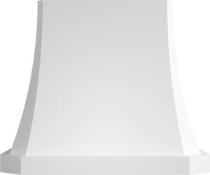 Vent-A-Hood JDIH454/C1 WH 54" 1100 CFM Designer Concave Island Range Hood with Clipped Corners, Magic Lung Blower, White