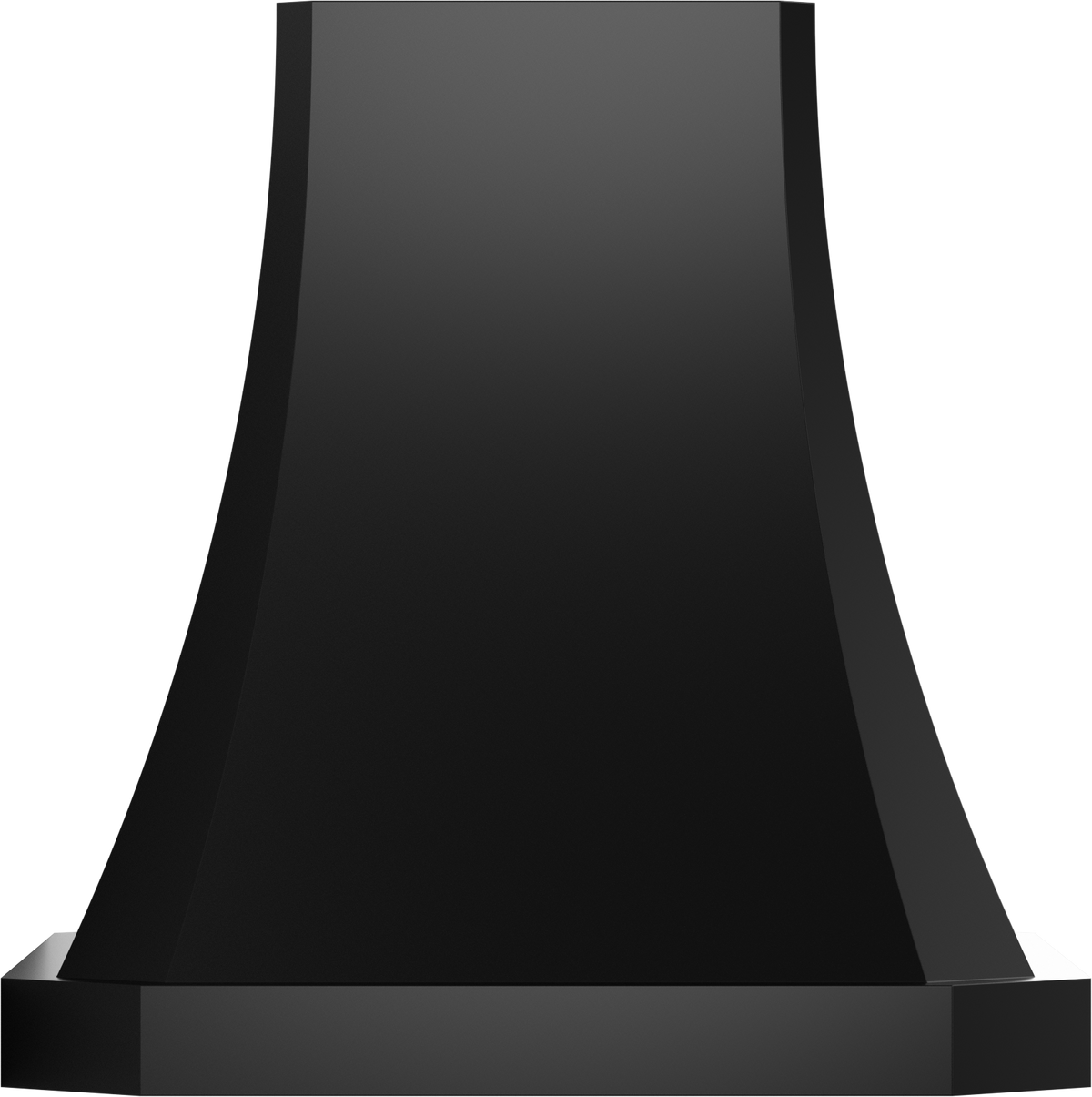 Vent-A-Hood JDIH460/C1 BC 60" 1100 CFM Designer Concave Island Range Hood with Clipped Corners, Magic Lung Blower, Black Carbide